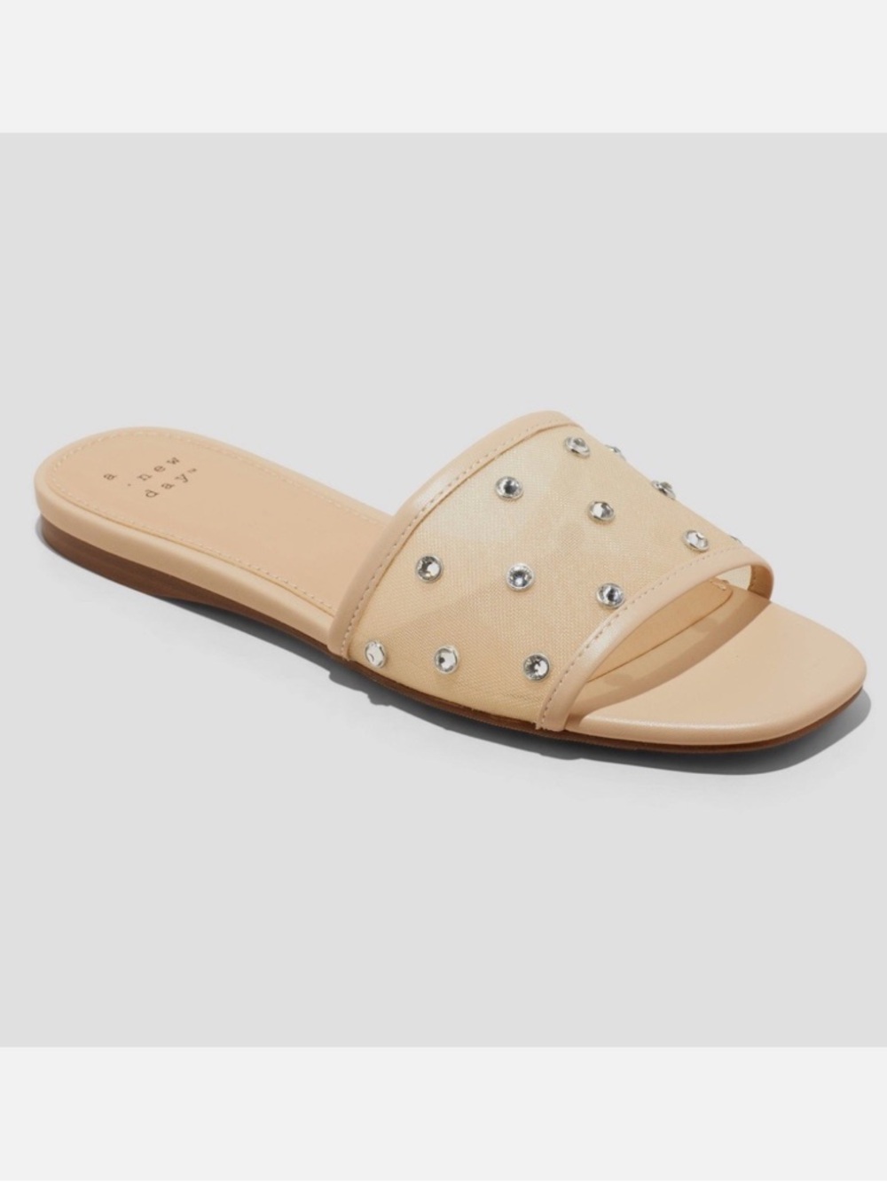Target A New Day elain rhinestone mesh slide sandals